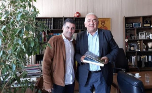 Εθιμοτυπική συνάντηση του Δημάρχου Σάββα Χιονίδη με τον Ευρωβουλευτή Θοδωρή Ζαγοράκη