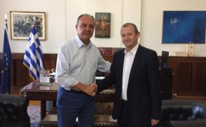 Συνάντηση του Προέδρου του Επιμελητηρίου Πιερίας με τον Υφυπουργό Εσωτερικών Αρμόδιο του τομέα Μακεδονίας – Θράκης